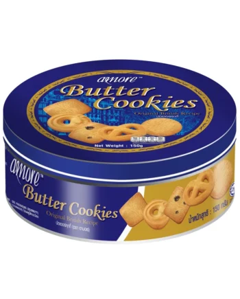 AMORE Butter Cookies Melt-in-Your-Mouth Rich Butter Flavor 150g