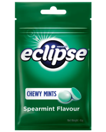 Eclipse Chewy Mints Spearmint Bag 45g Chewy Candy / Intense Freshness