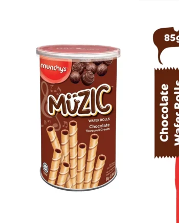 Munchy's Muzic Wafer Rolls - Chocolate (85g)